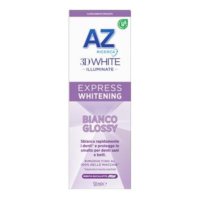 Az Dentifricio 3D White Illuminante Bianco Glossy 50 Ml