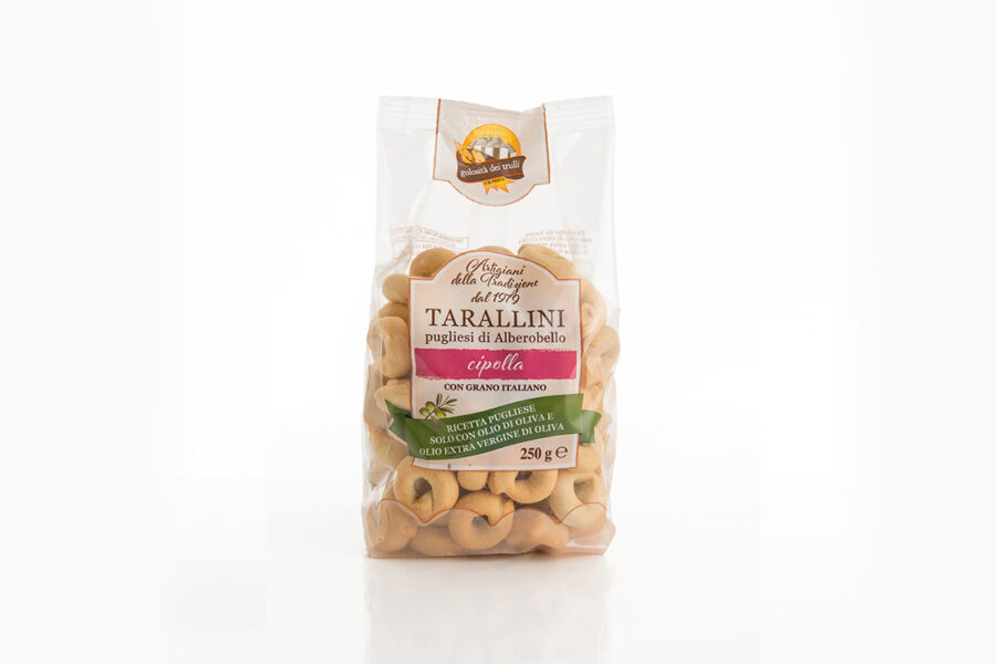 Golosità dei Trulli Tarallini Cipolla 250 Gr