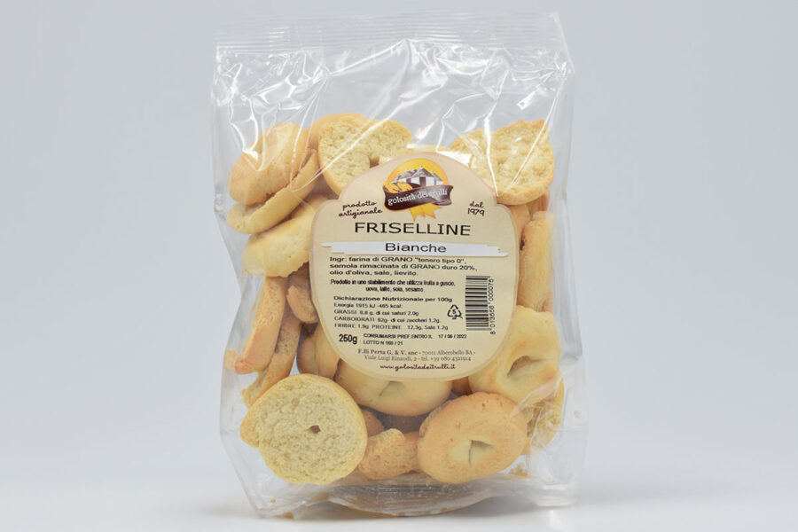 Golosità dei Trulli Friselline Bianche 250 Gr