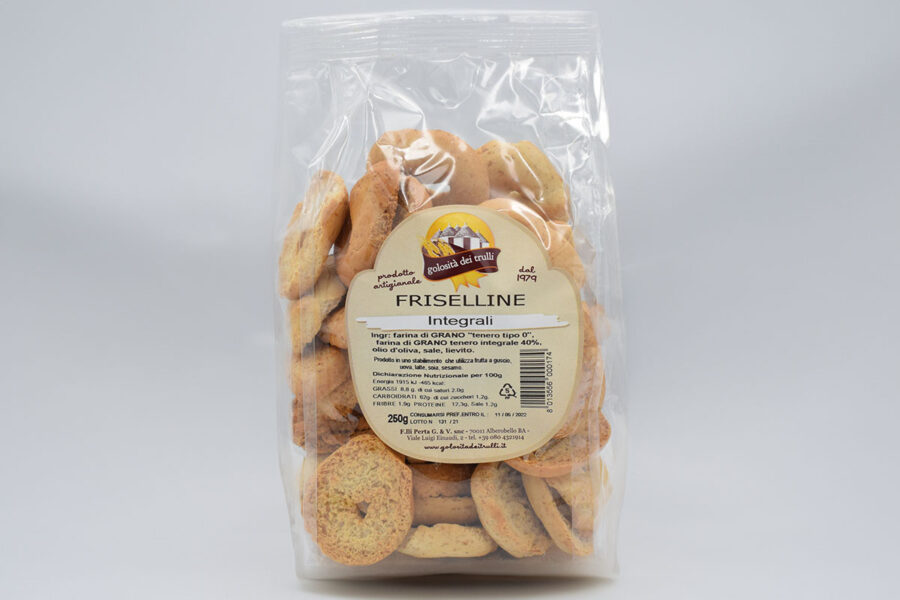 Golosità dei trulli Friselline Integrali 250 Gr