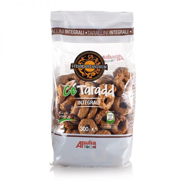 I Tesori di Canusium Tarallini Integrali 300 Gr