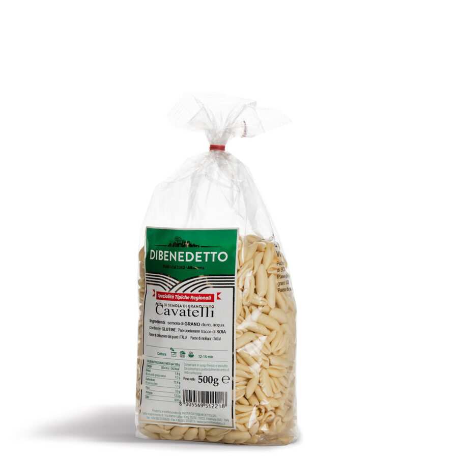Dibenedetto Pasta Specialità Tipiche Regionali Cavatelli 500 Gr