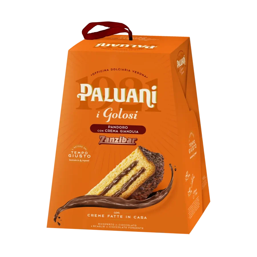 Paluani Pandoro I Golosi Crema Gianduia Zanzibar 750 Gr