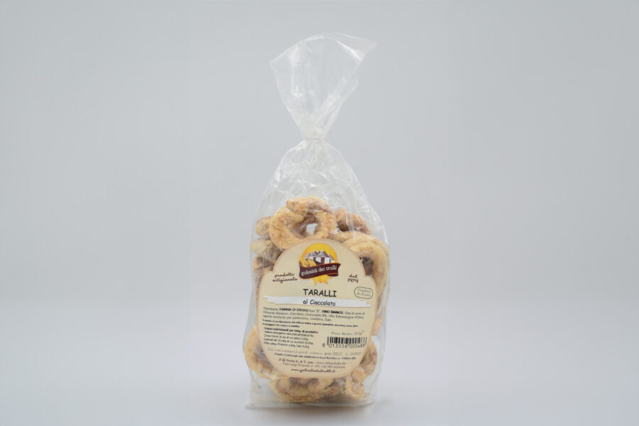 Golosità dei Trulli Taralli Dolci al Cioccolato 250 Gr