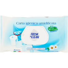 Fresh & Clean Carta Igienica Umidificata Alla Camomilla 48 Pezzi