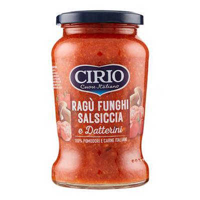 Cirio Ragù Funghi Salsiccia e Datterini 350 Gr