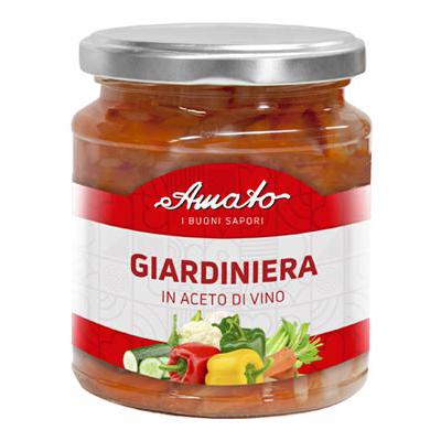 Amato i Buoni Sapori Giardiniera in Aceto di Vino 314 Ml