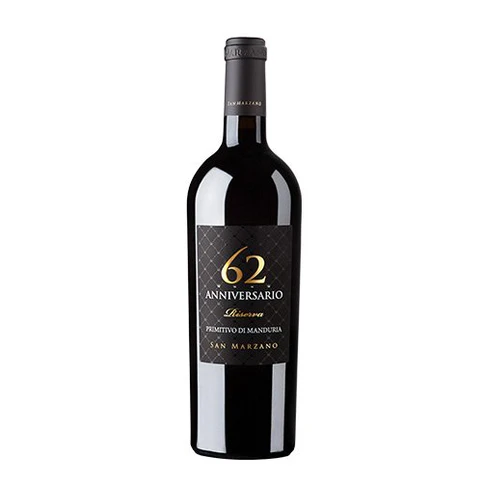 San Marzano Anniversario 62 Riserva Primitivo di Manduria Dop 750 Ml