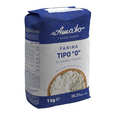 Amato i Buoni Sapori Farina Tipo ''0'' di Grano Tenero 1 Kg