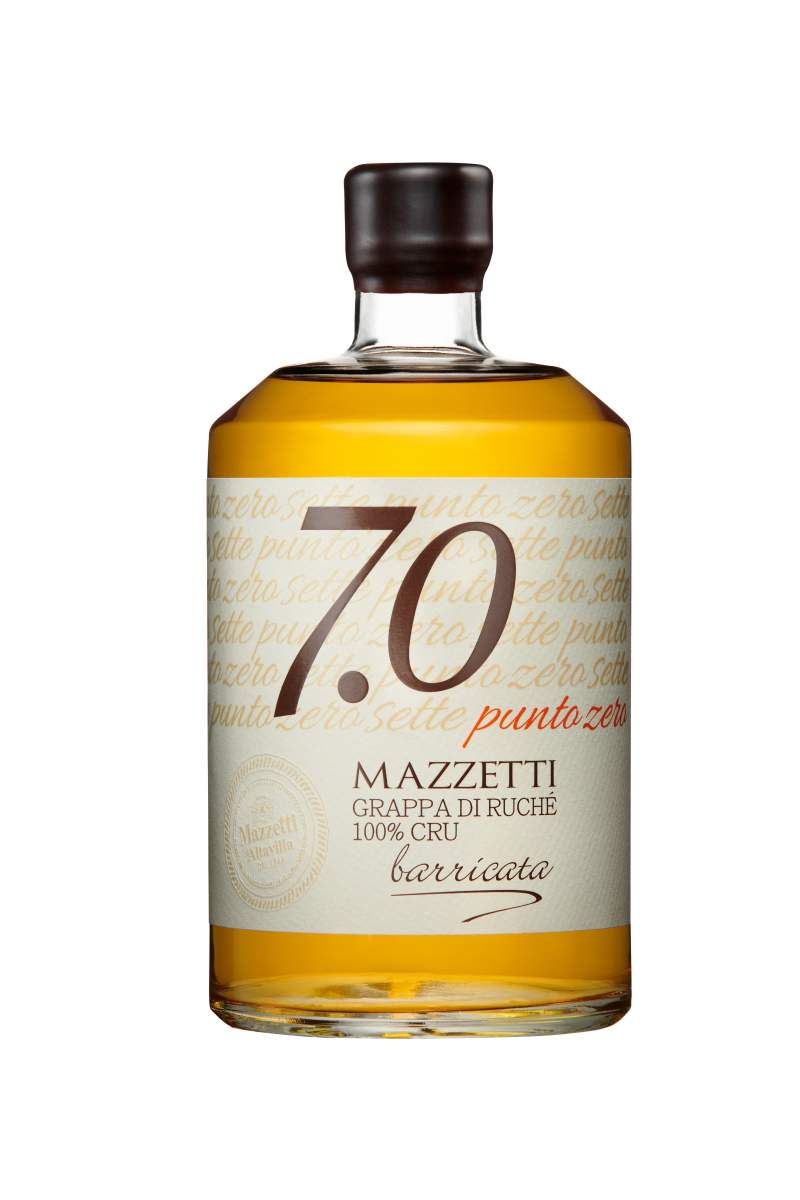 Mazzetti D'Altavilla Grappa 7.0 di Ruchè 100% Cru Barricata 70 Cl