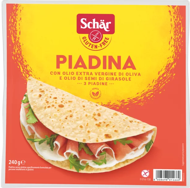 Schar Piadina Senza Glutine 240 Gr (3x80Gr)