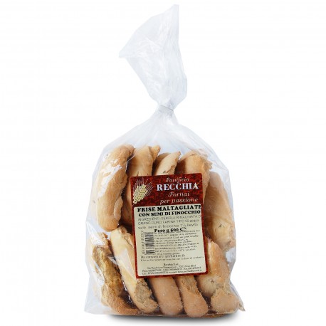 Panificio Recchia Frise Maltagliate Con Semi di Finocchio 500 Gr