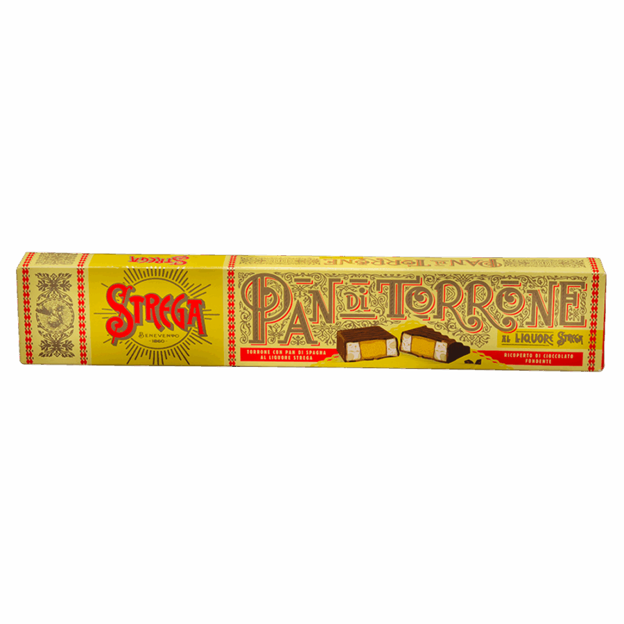 Strega Alberti Pan di Torrone al Liquore Strega 150 Gr