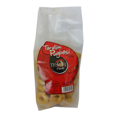 Tesori D'Apulia Tarallini al Peperoncino 200 gr.