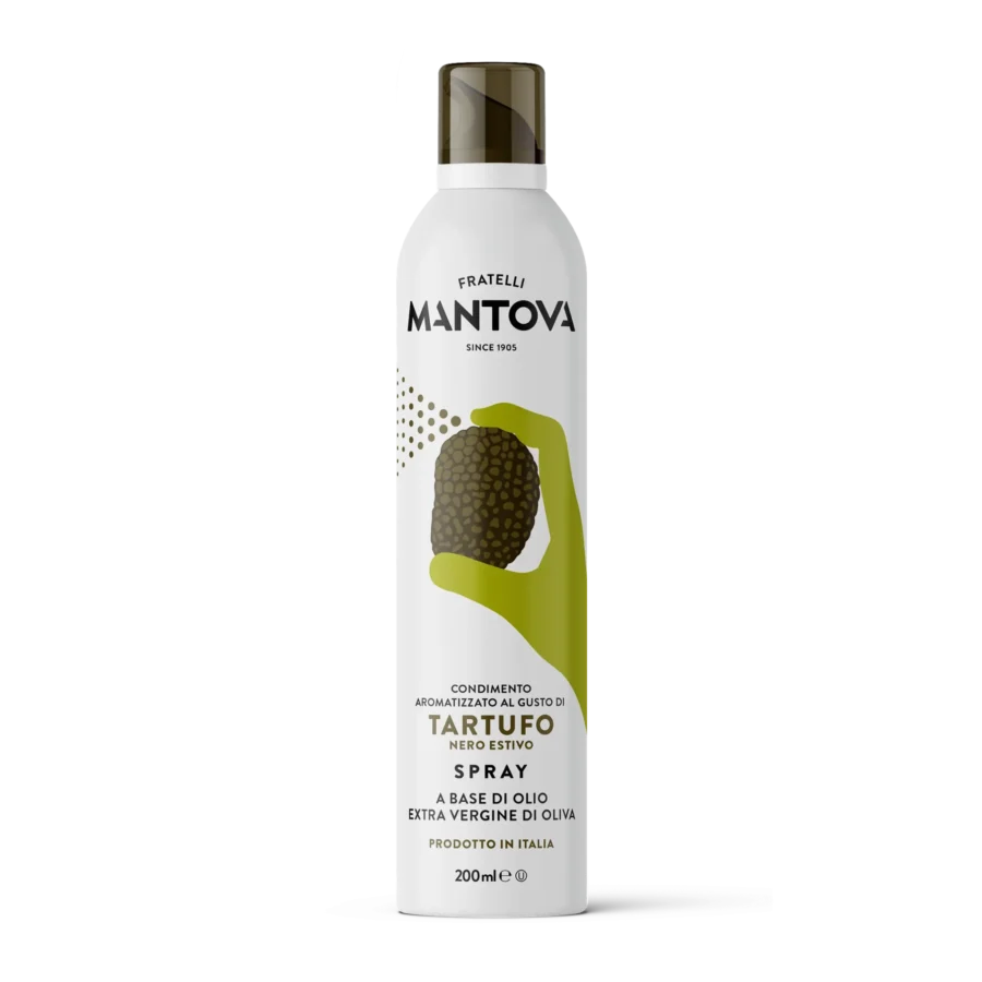 Fratelli Mantova Olio Aromatizzato Al Tartufo Nero Estivo Spray 200 Ml