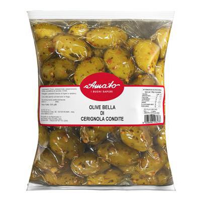 Amato I Buoni Sapori Olive Bella di Cerignola condite 500 gr.