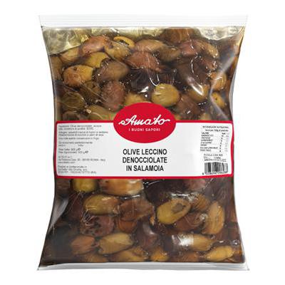 Amato Olive Leccino denocciolate in salamoia 500 gr.